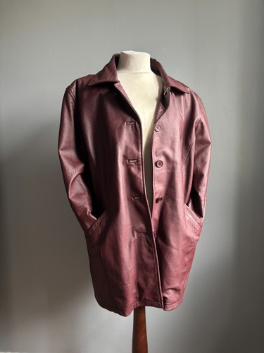 Ochsenblut lange lederjacke - ochsenblut,