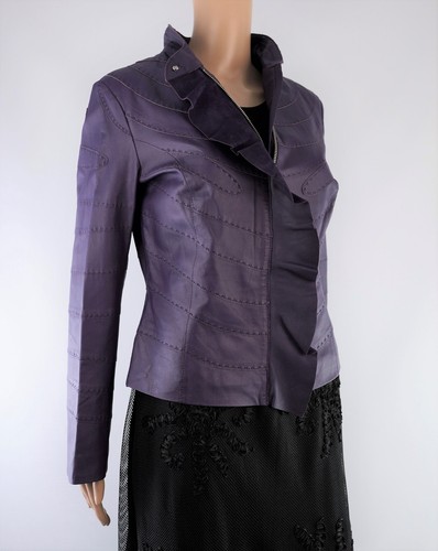 Elegance lammleder lederjacke - lammleder,