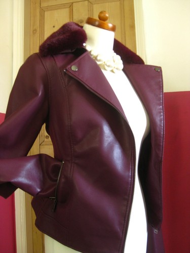 Kunstleder jacke 10 - m&s,