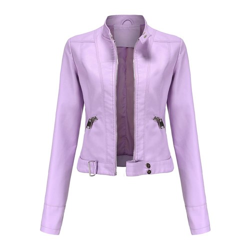Damen kurze lederjacke blouson - damen,