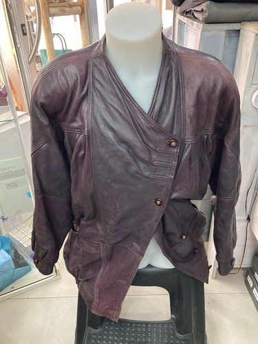 Jacke mantel damen aus leder - mantel,
