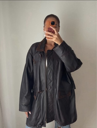 Damen jacke parka echtleder - damen, jacke/parka