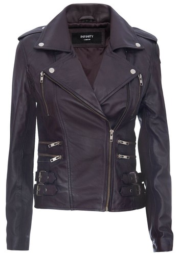 Damen leder biker - biker, jacke